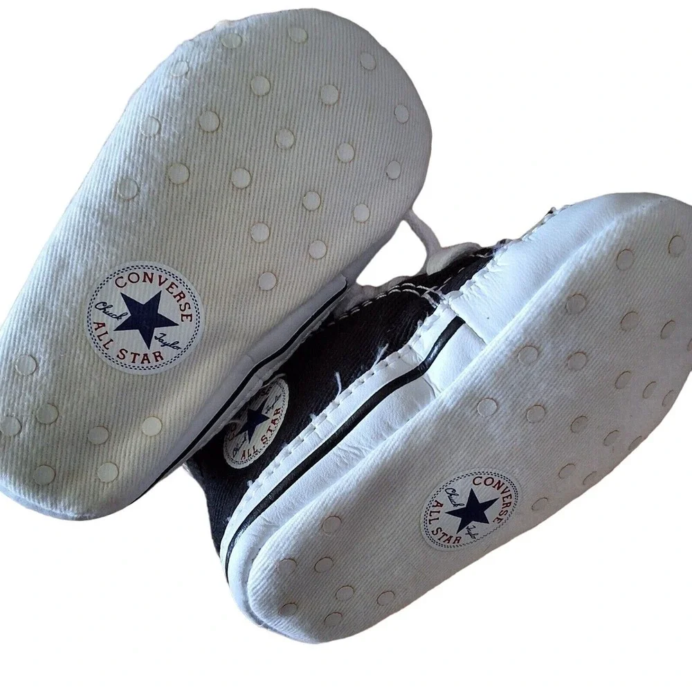Converse All-Star Chuck Taylor High Top Crip Sneakers Baby Infant Size One‎ 1